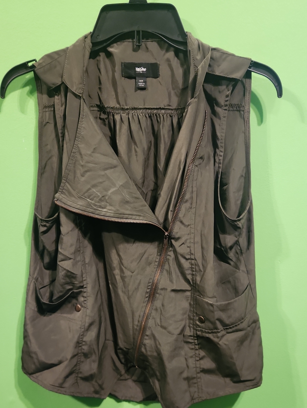 Mossimo Olive Vest